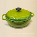 Esmalte de hierro fundido Cookware Fabricante de China Tamaño 25X8cm